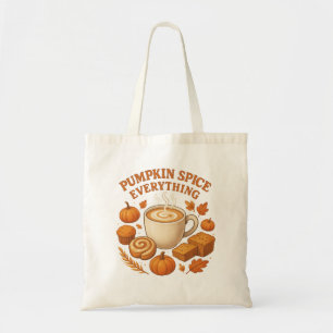 Pumpkin Spice Everything Tote Bag – Cozy Fall 