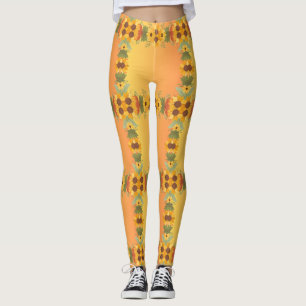 Pumpkin Spice Fall Autumn Harvest Thanksgiving Leggings
