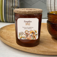 Pumpkin Spice Fall Birthday Favour