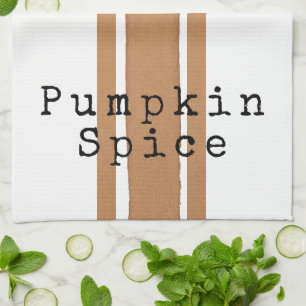 Pumpkin Spice Fall Tea Towel