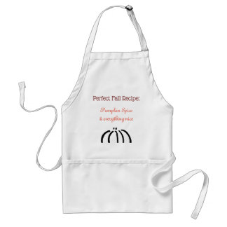 Pumpkin spice fall themed apron