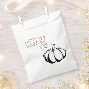 Pumpkin Spice Favour Bag