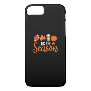 Pumpkin Spice Football Tis The Season Fall Thanksg Case-Mate iPhone Case