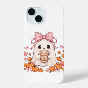 Pumpkin Spice Ghostie Phone Case   Coquette Ghost 
