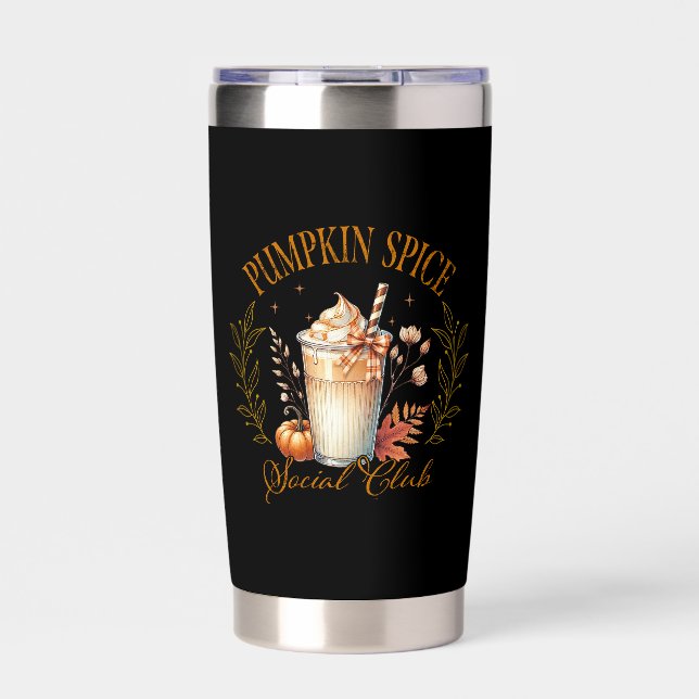 Pumpkin Spice Insulated Tumbler (Front)