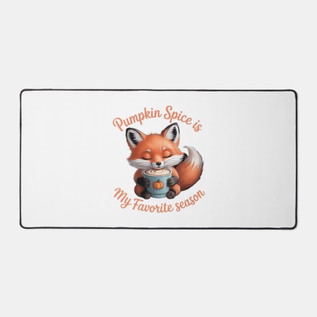 Pumpkin Spice Is My Favourite Season Fall Classic  Desk Mat (Front)