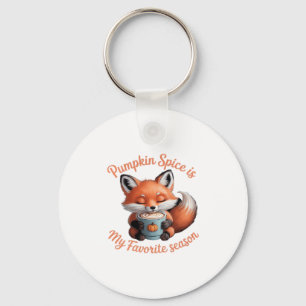 Pumpkin Spice Is My Favourite Season Fall Classic  Keychain