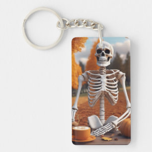 Pumpkin spice  keychain