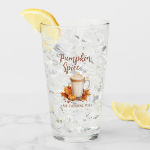 Pumpkin Spice – Latte & Autumn Foliage Glass