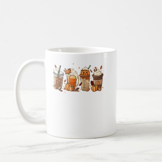 Pumpkin Spice Latte, Fall Coffee, Pumpkin Spice,Th Coffee Mug (Left)