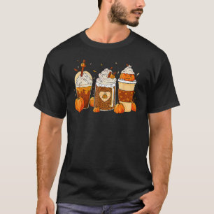 Pumpkin Spice Latte Fall Coffee Thanksgiving for W T-Shirt