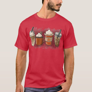 Pumpkin Spice Latte Fall Coffee Warm Cozy Autumn S T-Shirt