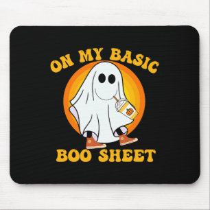 Pumpkin Spice Latte Fall Vibe Halloween Fun Basic  Mouse Pad