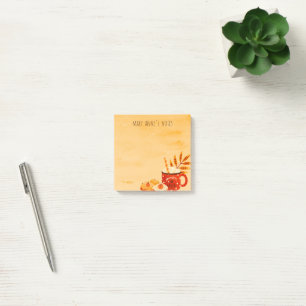 Pumpkin Spice Latte Lover's Fall & Autumn Vibes Post-it Notes