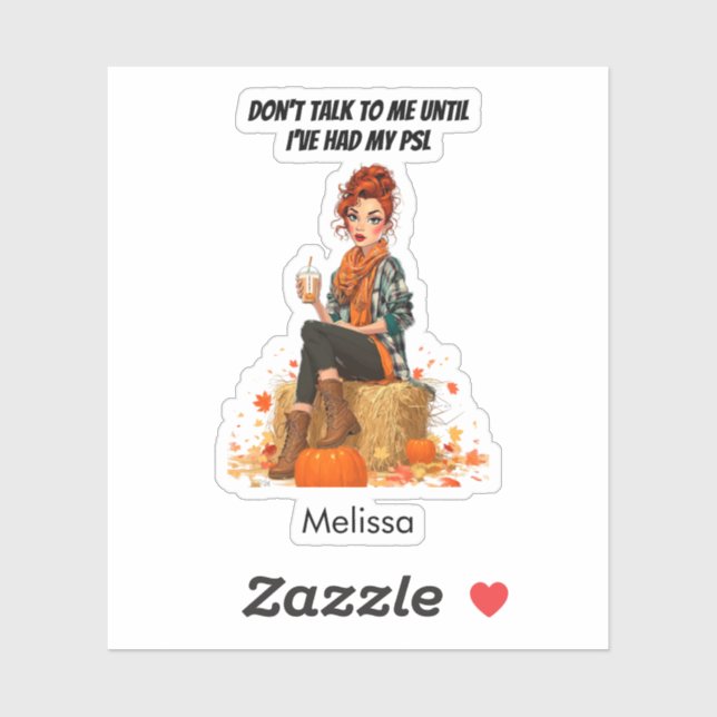 Pumpkin Spice Latte - Ms Sass (Sheet)
