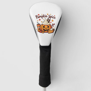 Pumpkin Spice Latte Pumpkin Pie Autumn Fall Golf Head Cover