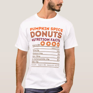 Pumpkin Spice Lover Doughnut Lovers Funny Food Nut T-Shirt