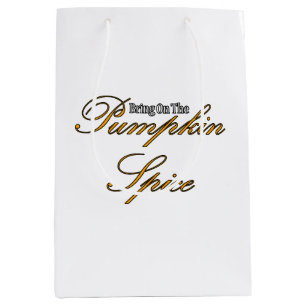 Pumpkin Spice Medium Gift Bag