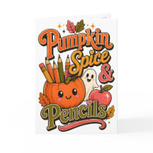 Pumpkin Spice & Pencils Cute Fall Teacher