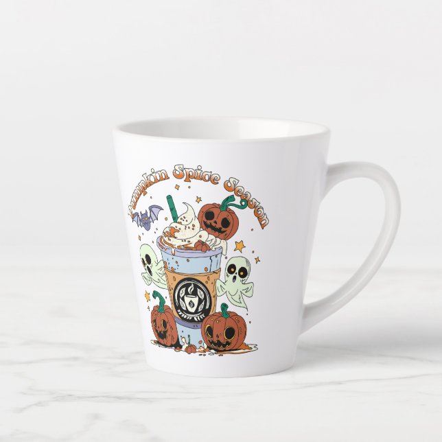 Pumpkin Spice Season Latte Mug (Right)