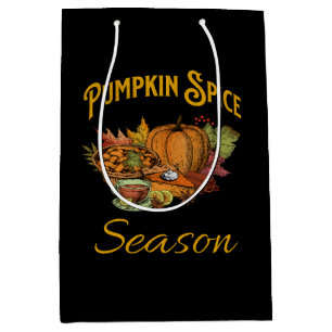 Pumpkin Spice Season Medium Gift Bag