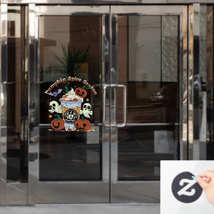 Pumpkin Spice Season Window Cling