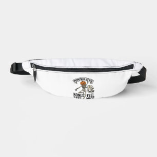 Pumpkin Spice Skeleton Vintage Halloween Dance Shi Fanny Pack