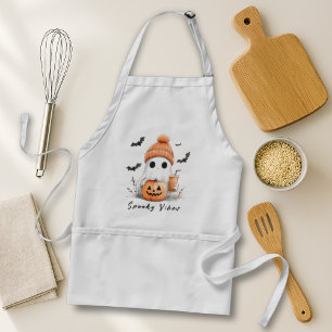 Pumpkin Spice Spooky Vibes Personalized Standard Apron
