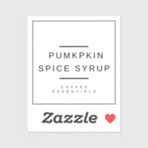 Pumpkin Spice Sticker