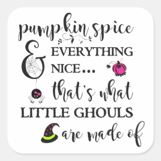 Pumpkin Spice Sticker Sheet