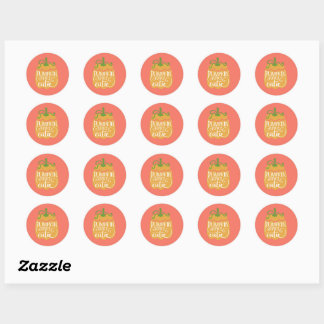 Pumpkin spice stickers & labels