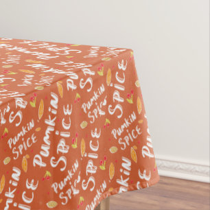 Pumpkin Spice Tablecloth