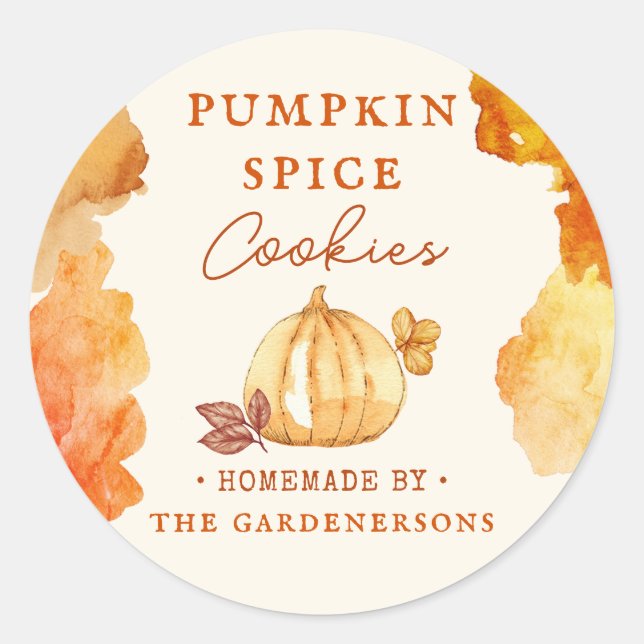 Pumpkin Spice Treat Labels (Front)
