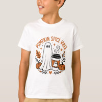 Pumpkin Spice Vibes Cute Ghost Coffee Fall