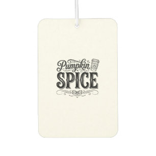 Pumpkin Spice Vintage Coffee Fall Shirt Design_1 Air Freshener