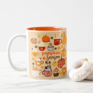 Pumpkin Spiced Season Two-Tone Coffee Mug