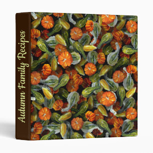 Pumpkin, Squash Autumn Harvest Binder
