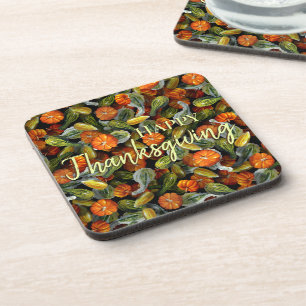 Pumpkin, Squash Autumn Harvest Coasters