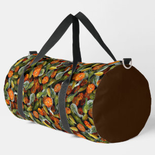 Pumpkin, Squash Autumn Harvest Duffel Bag - Large