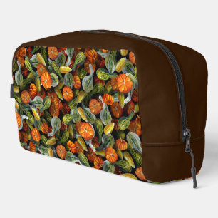 Pumpkin, Squash Autumn Harvest Toiletry Bag