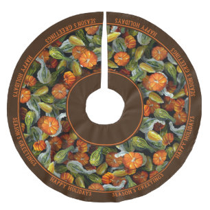 Pumpkin, Squash Autumn Harvest Tree Skirt