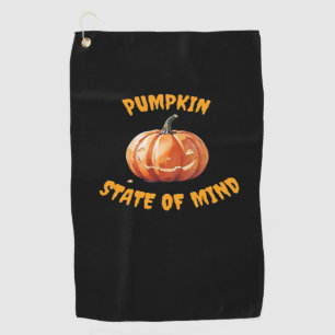 Pumpkin State of Mind - Halloween Classic T-Shirt Golf Towel