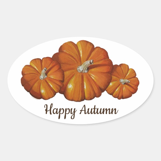 Pumpkin Sticker (Front)