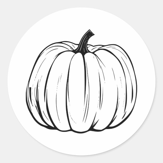pumpkin sticker (Front)