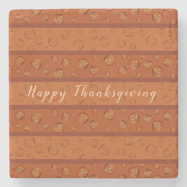 Pumpkin Stone Coaster (Front)