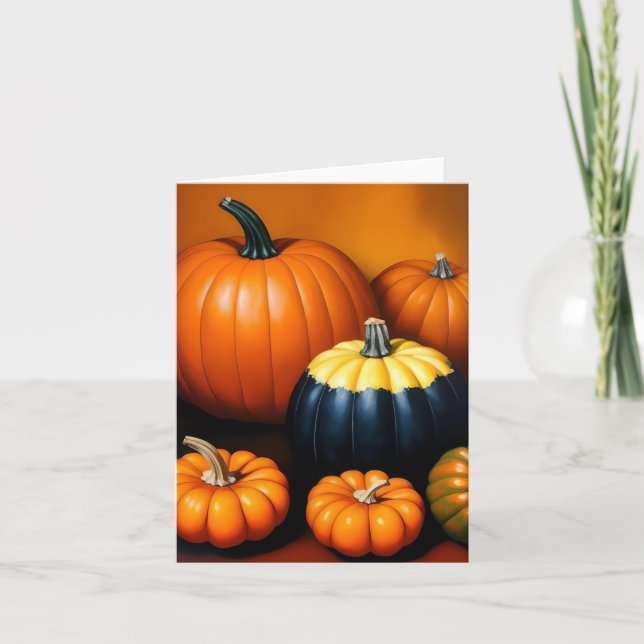 Pumpkin Study - AI - D Card (Front)