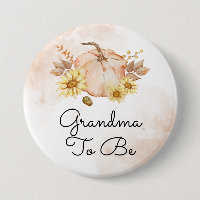 Pumpkin Sunflowers Grandma to be Baby Shower