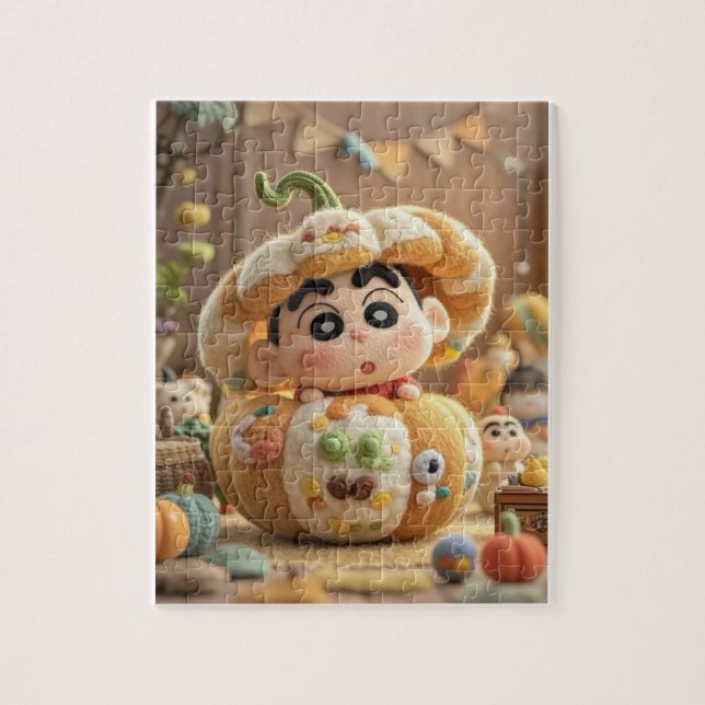 Pumpkin Surprise Plush Puzzle – Shino's Autumn (Vertical)