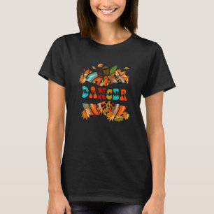 Pumpkin Thankful Grateful Blessed Dancer Autumn Fa T-Shirt