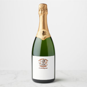 Pumpkin Thanksgive Decor – Gifted-for Thanksgiving Sparkling Wine Label